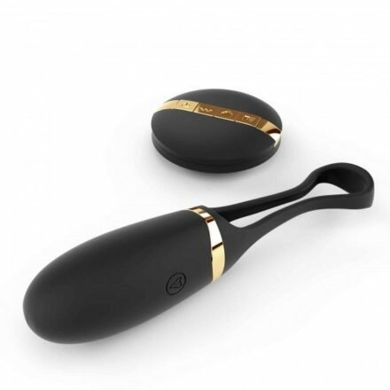 Виброяйцо Dorcel Secret Delight Gold с пультом ДУ, с турборежимом и голосовым управлением - lovekeks.com.ua