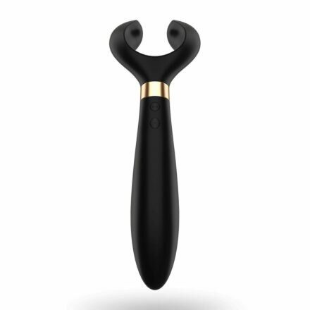 Вибратор для пар Partner Multifun 3 Black, три мотора, многофункциональный - lovekeks.com.ua