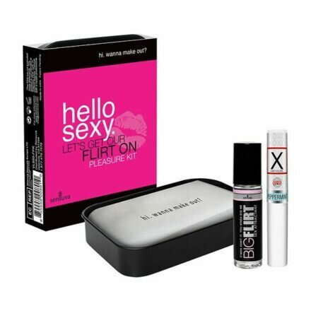 Подарочный набор для флирта Sensuva Hello Sexy (стимулирующий бальзам для губ и феромоны) - lovekeks.com.ua