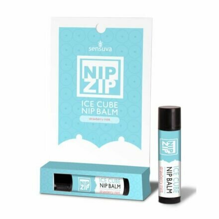 Стимулирующий бальзам для сосков Sensuva - Nip Zip Strawberry Mint (4 г) охлаждающий - lovekeks.com.ua