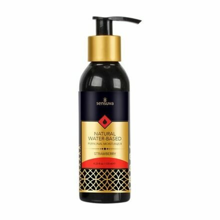 Смазка на водной основе Sensuva Natural Water-Based Strawberry (125мл) без глицерина и парабенов - lovekeks.com.ua