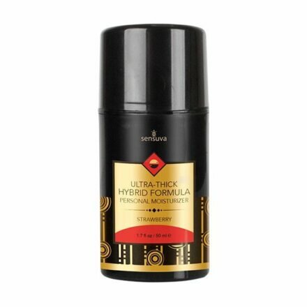 Густая крем-смазка на гибридной основе Sensuva UltraThick Hybrid Formula Strawberry (50 мл) - lovekeks.com.ua