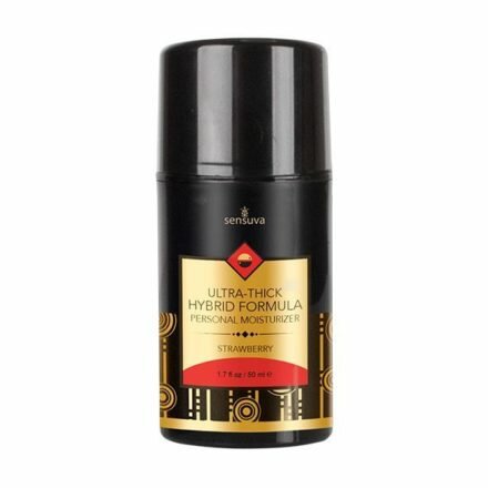 Густая крем-смазка на гибридной основе Sensuva UltraThick Hybrid Formula Strawberry (100 мл) - lovekeks.com.ua