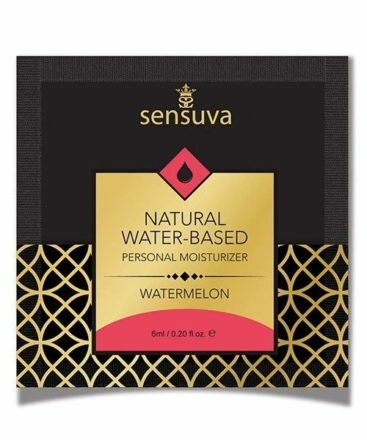 Пробник Sensuva - Natural Water-Based Watermelon (6 мл) - lovekeks.com.ua