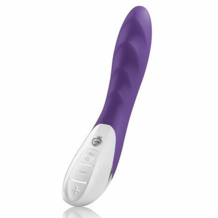 Мощный вибратор Mystim Sassy Simon Purple с двумя моторами и стимулирующим рельефом - lovekeks.com.ua
