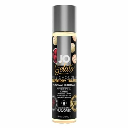 Смазка на водной основе System JO GELATO White Chocolate Raspberry(30 мл) без сахара и парабенов - lovekeks.com.ua