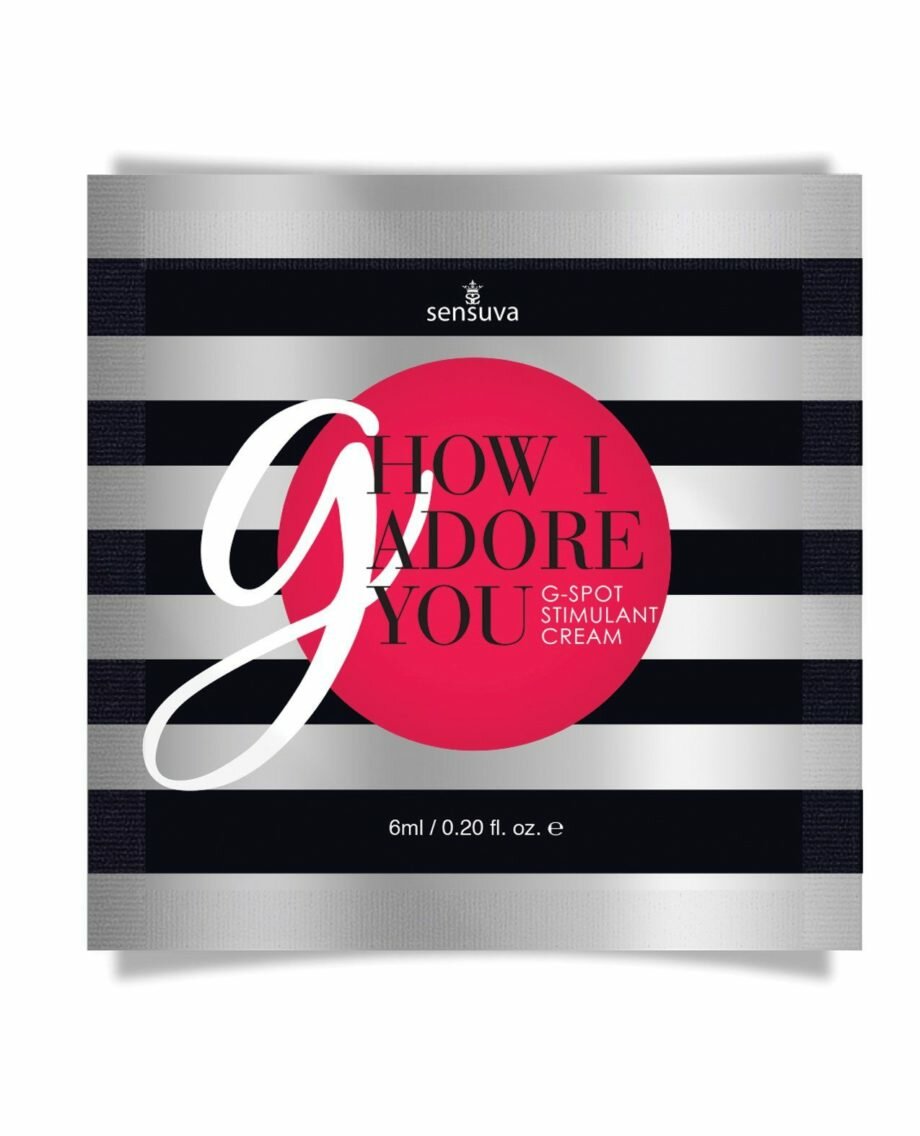 Пробник геля для точки G Sensuva - G, How I Adore You G-Spot (6 мл) с экстрактом гуараны - lovekeks.com.ua
