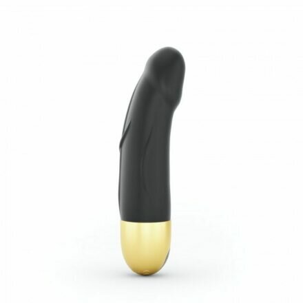 Вибратор Dorcel Real Vibration S Gold 2.0, диам 3,7см, перезаряжаемый, для точки G, водостойкий - lovekeks.com.ua