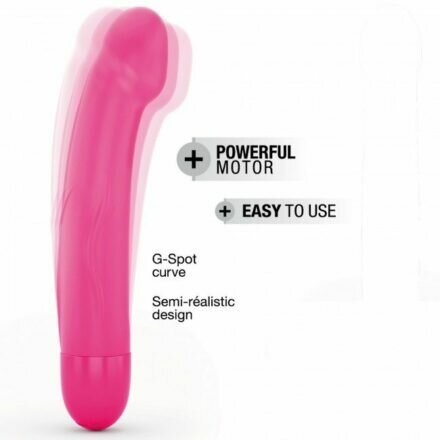 Вибратор Dorcel Real Vibration M Magenta 2.0, диам 3,7см, перезаряжаемый, для точки G, водостойкий - lovekeks.com.ua