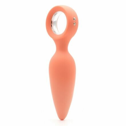 Анальная вибропробка KissToy Orville Orange, диаметр 30мм - lovekeks.com.ua