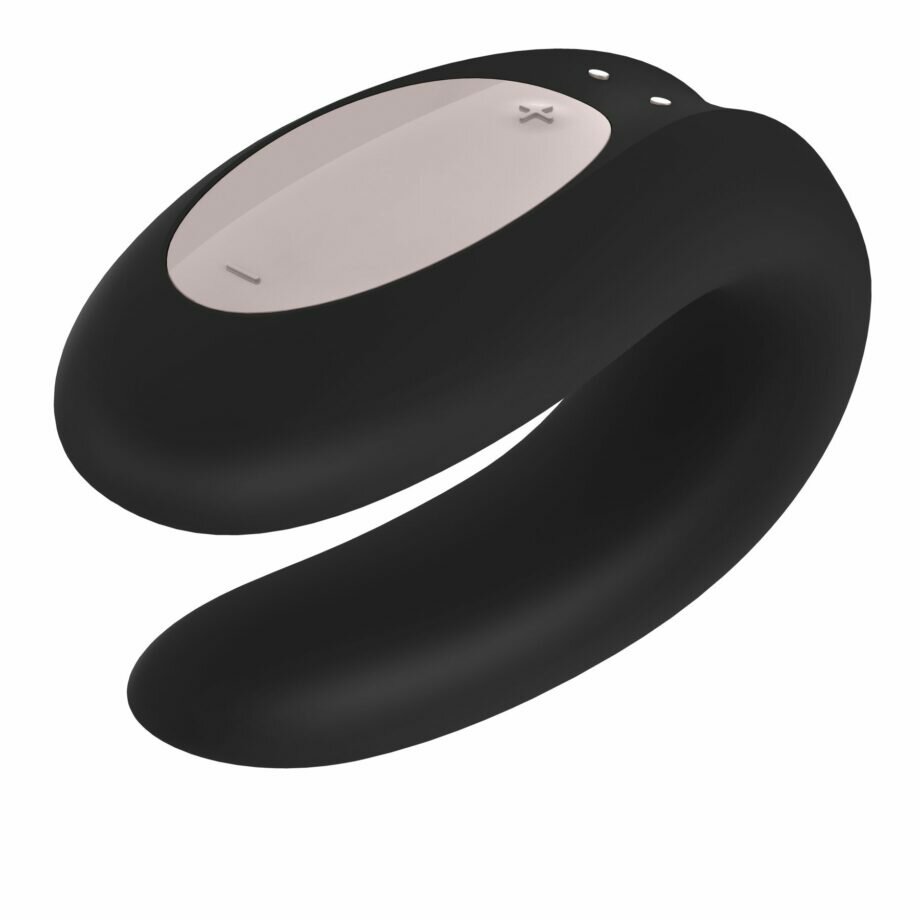 Вибратор для пар Satisfyer Double Joy Black - lovekeks.com.ua