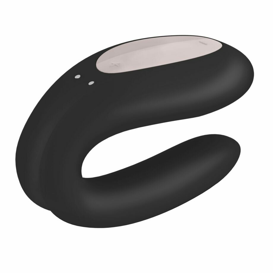 Вибратор для пар Satisfyer Double Joy Black - lovekeks.com.ua