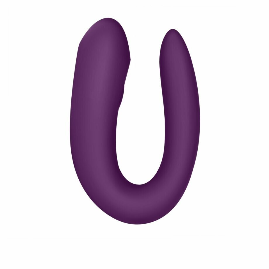 Вибратор для пар Satisfyer Double Joy Violet - lovekeks.com.ua