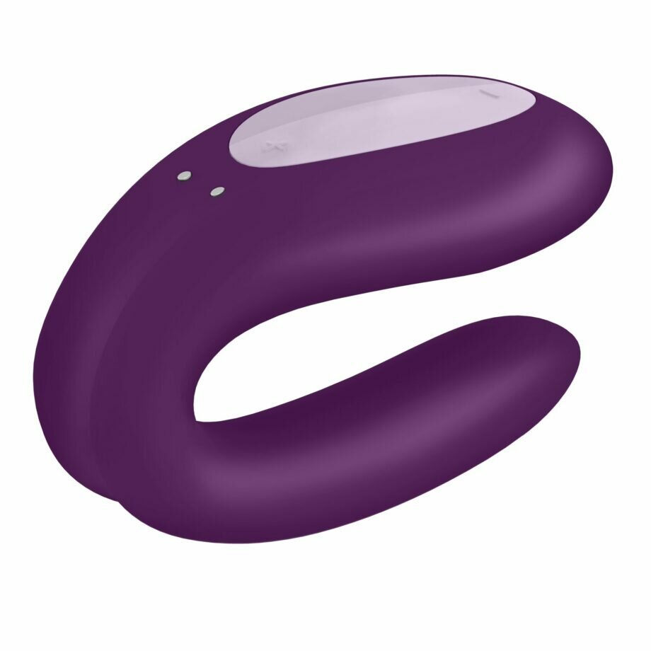 Вибратор для пар Satisfyer Double Joy Violet - lovekeks.com.ua