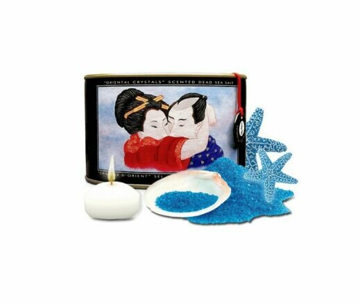 Соль для ванны Shunga Oriental Crystals Bath Salts - Ocean Breeze (600 г), соль Мертвого моря - lovekeks.com.ua