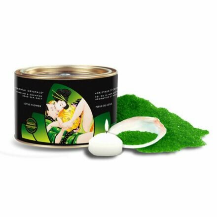 Соль для ванны Shunga Oriental Crystals Bath Salts ORGANIC - Lotus Flower (600 г) соль Мертвого моря - lovekeks.com.ua