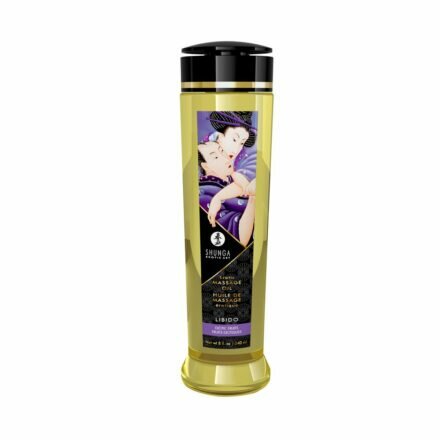 Массажное масло Shunga Libido - Exotic Fruit (240 мл) натуральное увлажняющее - lovekeks.com.ua