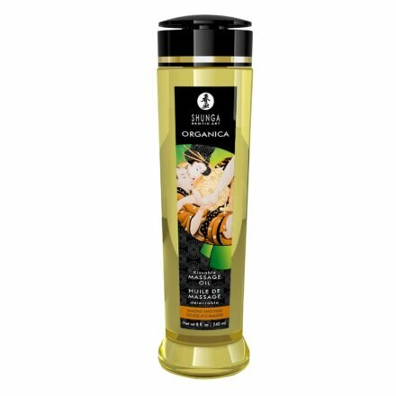 Органическое массажное масло Shunga ORGANICA - Almond Sweetness (240 мл) с витамином Е - lovekeks.com.ua