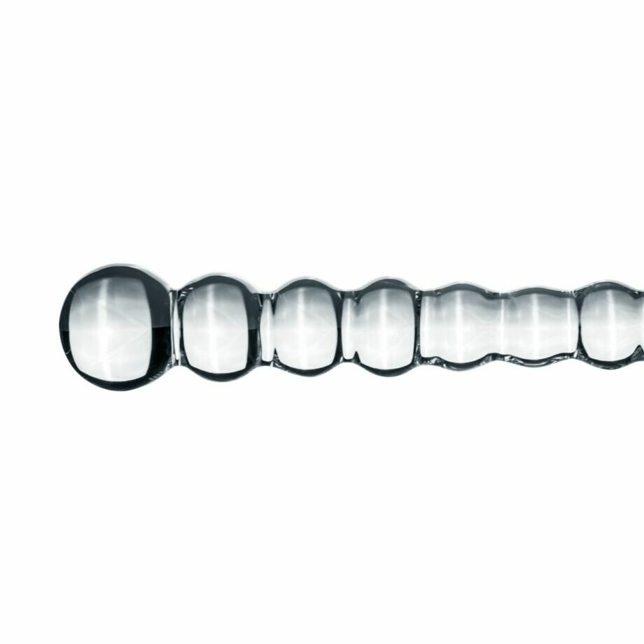 Стеклянный дилдо в виде бусин Gildo Glass Dildo No. 20 - lovekeks.com.ua