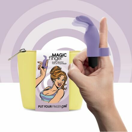 Вибратор на палец FeelzToys Magic Finger Vibrator Purple - lovekeks.com.ua