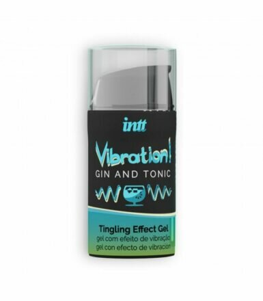 Жидкий вибратор Intt Vibration Gin Tonic (15 мл) - lovekeks.com.ua