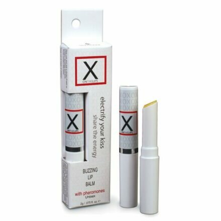Стимулирующий бальзам для губ унисекс Sensuva - X on the Lips Original с феромонами - lovekeks.com.ua