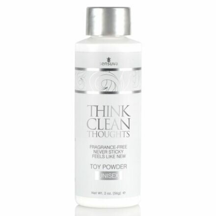 Пудра для ухода за игрушками Sensuva Think Clean Thoughts Toy Powder (56 грамм) - lovekeks.com.ua
