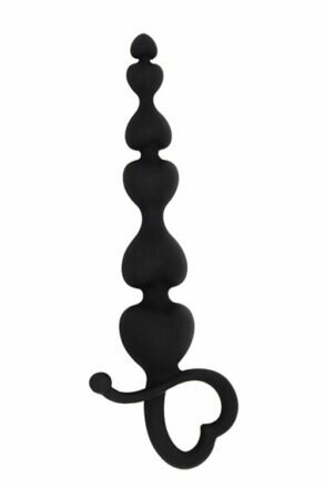 Анальные бусы MAI Attraction Toys №79 Black, длина 18см, диаметр 3,1см - lovekeks.com.ua