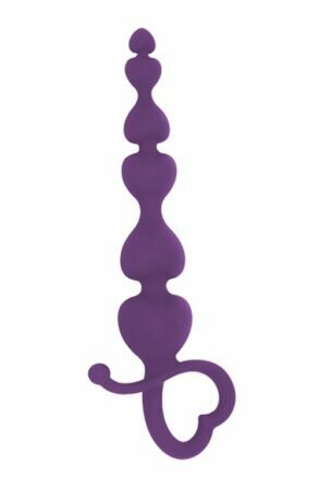 Анальные бусы MAI Attraction Toys №79 Purple, длина 18см, диаметр 3,1см - lovekeks.com.ua