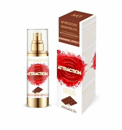 Разогревающее массажное масло с феромонами MAI MASSAGE OIL - CHOCOLATE (30 мл) (без упаковки) - lovekeks.com.ua