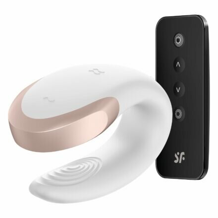 Смарт-вибратор для пар Satisfyer Double Love (White) - lovekeks.com.ua