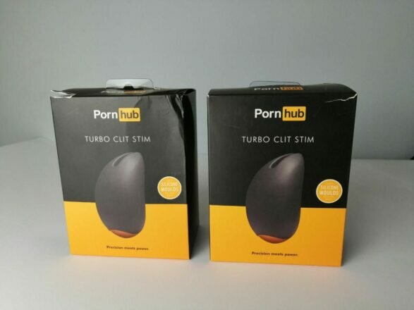 Вибромассажер Pornhub Turbo Clit Stim (испорченная упаковка) - lovekeks.com.ua