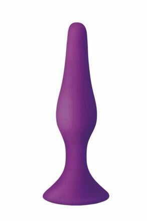 Анальная пробка на присоске MAI Attraction Toys №34 Purple, длина 12,5см, диаметр 3,2см - lovekeks.com.ua
