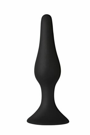 Анальная пробка на присоске MAI Attraction Toys №34 Black, длина 12,5см, диаметр 3,2см - lovekeks.com.ua