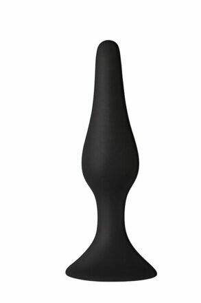 Анальная пробка на присоске MAI Attraction Toys №33 Black, длина 11,5cм, диаметр 3см - lovekeks.com.ua