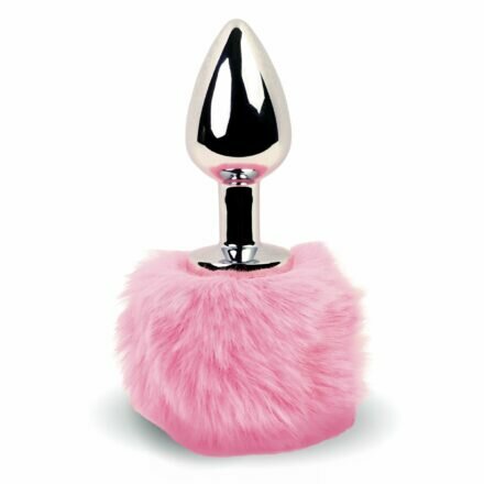 Анальная пробка FeelzToys - Bunny Tails Butt Plug Pink - lovekeks.com.ua