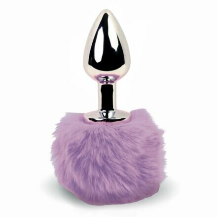 Анальная пробка FeelzToys - Bunny Tails Butt Plug Purple - lovekeks.com.ua