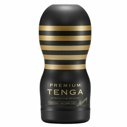 Мастурбатор Tenga Premium Original Vacuum Cup STRONG (глубокая глотка) с вакуумной стимуляцией - lovekeks.com.ua