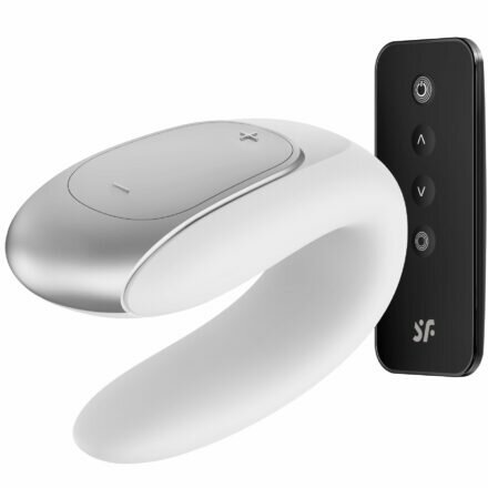 Смарт-вибратор для пар Satisfyer Double Fun (White) - lovekeks.com.ua