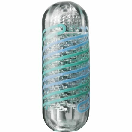 Мастурбатор Tenga Spinner 04 Pixel COOL EDITION с упругой стимулирующей спиралью внутри - lovekeks.com.ua
