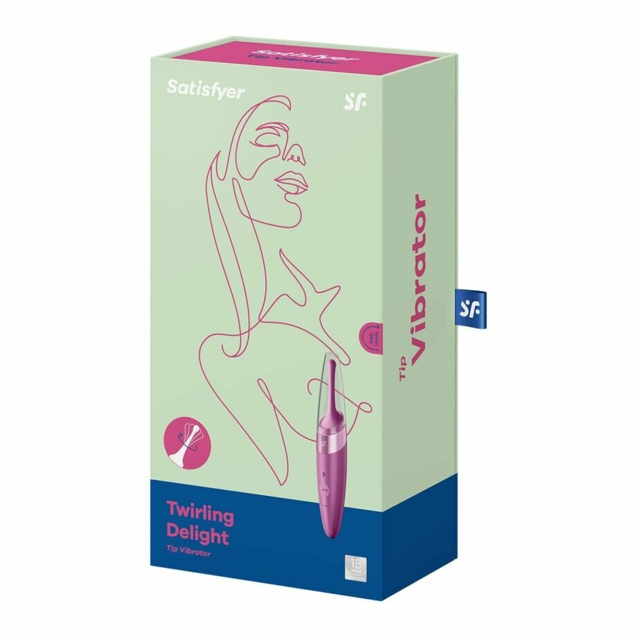 Вибратор для клитора Twirling Delight (Berry) - lovekeks.com.ua