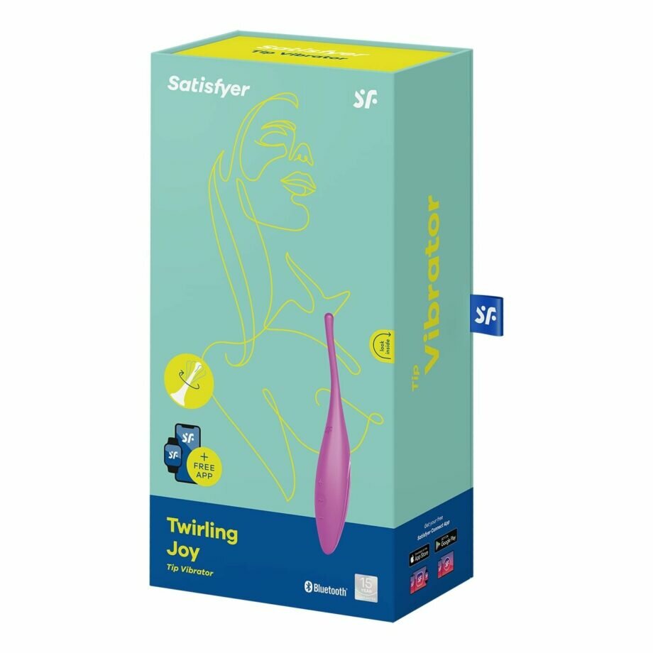 Вибратор для клитора Twirling Joy Fuchsia - lovekeks.com.ua