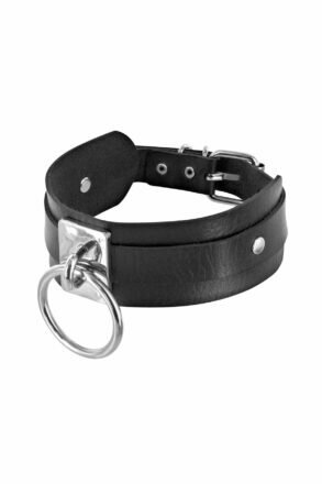 Ошейник c кольцом Fetish Tentation Choker Ring (мятая упаковка) - lovekeks.com.ua