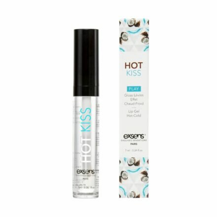 Стимулирующий блеск для губ Exsens Coconut Hot Kiss 7мл, согревает и охлаждает - lovekeks.com.ua