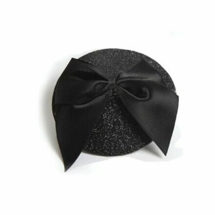 Пэстис Bijoux Indiscrets Burlesque pasties GLITTER and BOW - lovekeks.com.ua