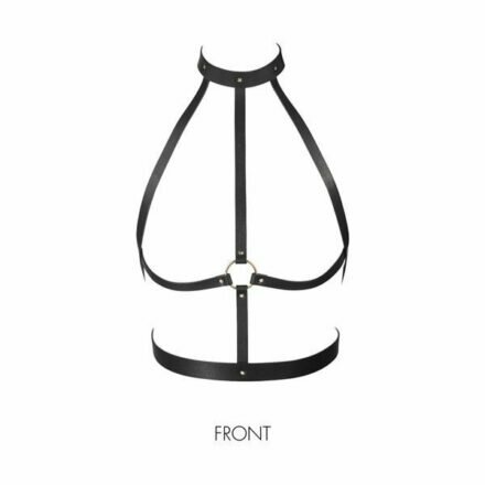 Портупея Bijoux Indiscrets MAZE - H Harness Black - lovekeks.com.ua