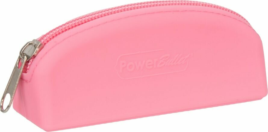 Сумка для хранения секс-игрушек PowerBullet - Silicone Zippered Bag Pink - lovekeks.com.ua