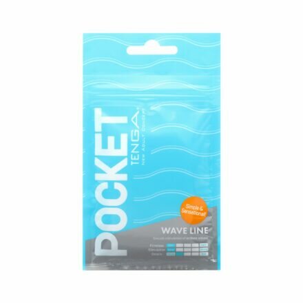Мастурбатор TENGA Pocket Wave Line - lovekeks.com.ua