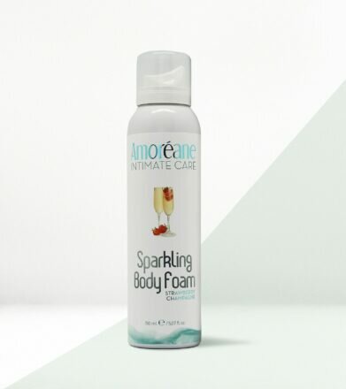 Массажная пена Amoreane Sparkling Body Foam Strawberry (150 мл) - lovekeks.com.ua