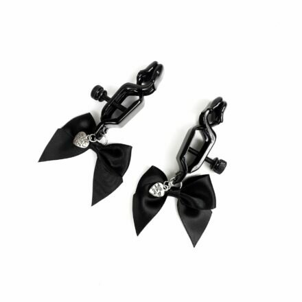 Зажимы для сосков Art of Sex - Nipple clamps Black Bow - lovekeks.com.ua